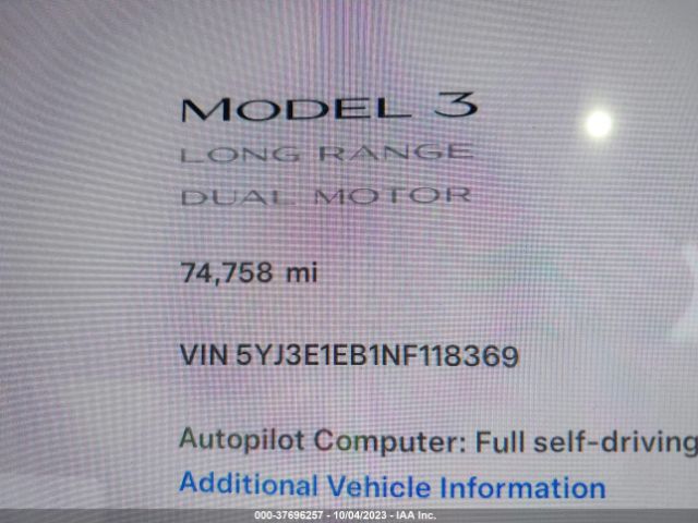 Автомобіль TESLA MODEL 3 LONG RANGE 2022 | GrandCar Автомобіль TESLA MODEL 3 LONG RANGE 2022 | GrandCar