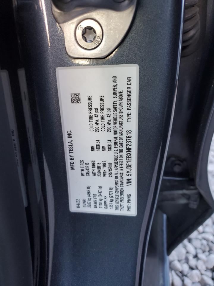 Автомобиль TESLA MODEL 3 2022 | GrandCar Автомобиль TESLA MODEL 3 2022 | GrandCar
