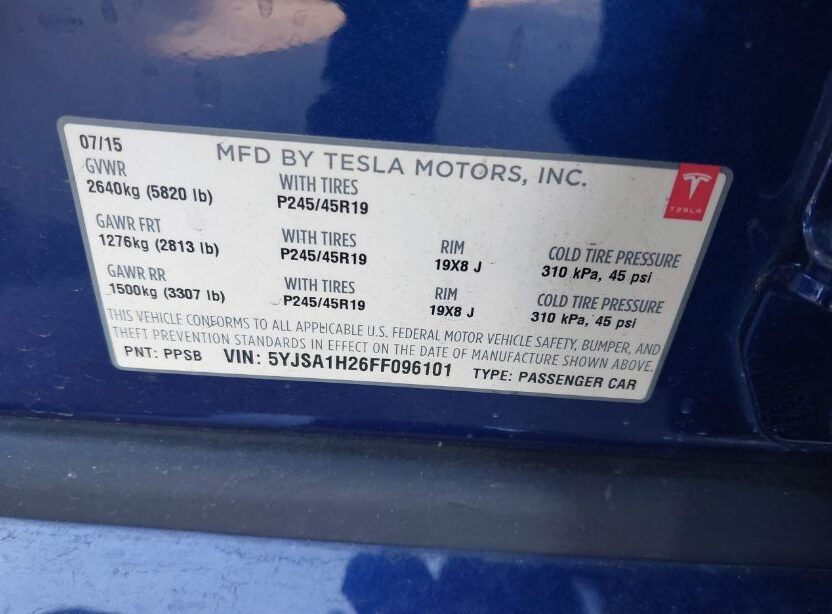 Автомобіль TESLA MODEL S 2015 | GrandCar Автомобіль TESLA MODEL S 2015 | GrandCar