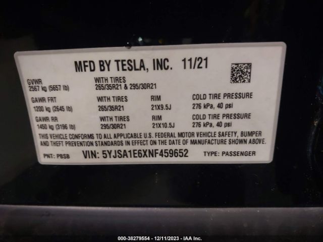 Автомобиль TESLA MODEL S 2022 | GrandCar Автомобиль TESLA MODEL S 2022 | GrandCar
