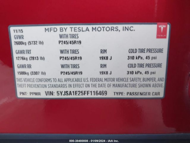 Автомобіль TESLA MODEL S 2015 | GrandCar Автомобіль TESLA MODEL S 2015 | GrandCar