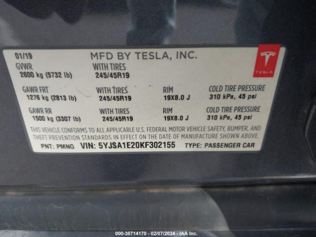 Автомобіль TESLA MODEL S LONG RANGE 2019 | GrandCar Автомобіль TESLA MODEL S LONG RANGE 2019 | GrandCar