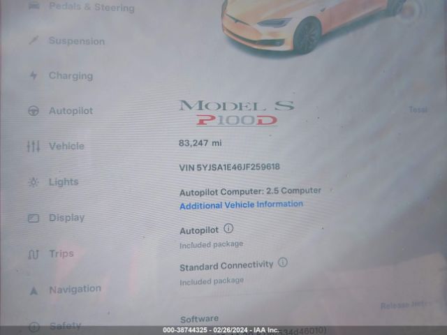 Автомобіль TESLA MODEL S 2018 | GrandCar Автомобіль TESLA MODEL S 2018 | GrandCar