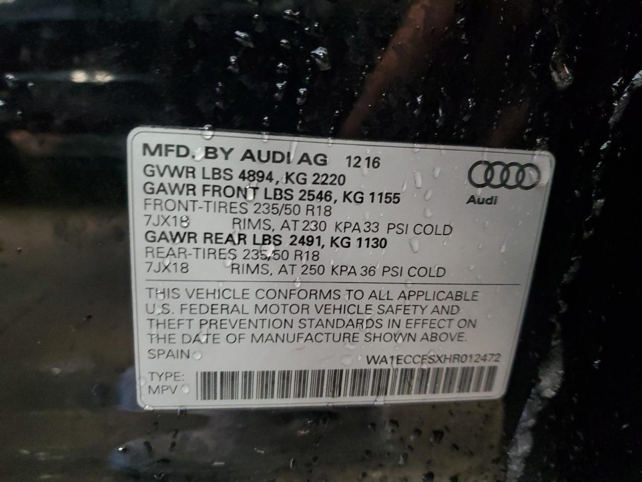 Автомобиль AUDI Q3 PREMIUM 2017 | GrandCar Автомобиль AUDI Q3 PREMIUM 2017 | GrandCar