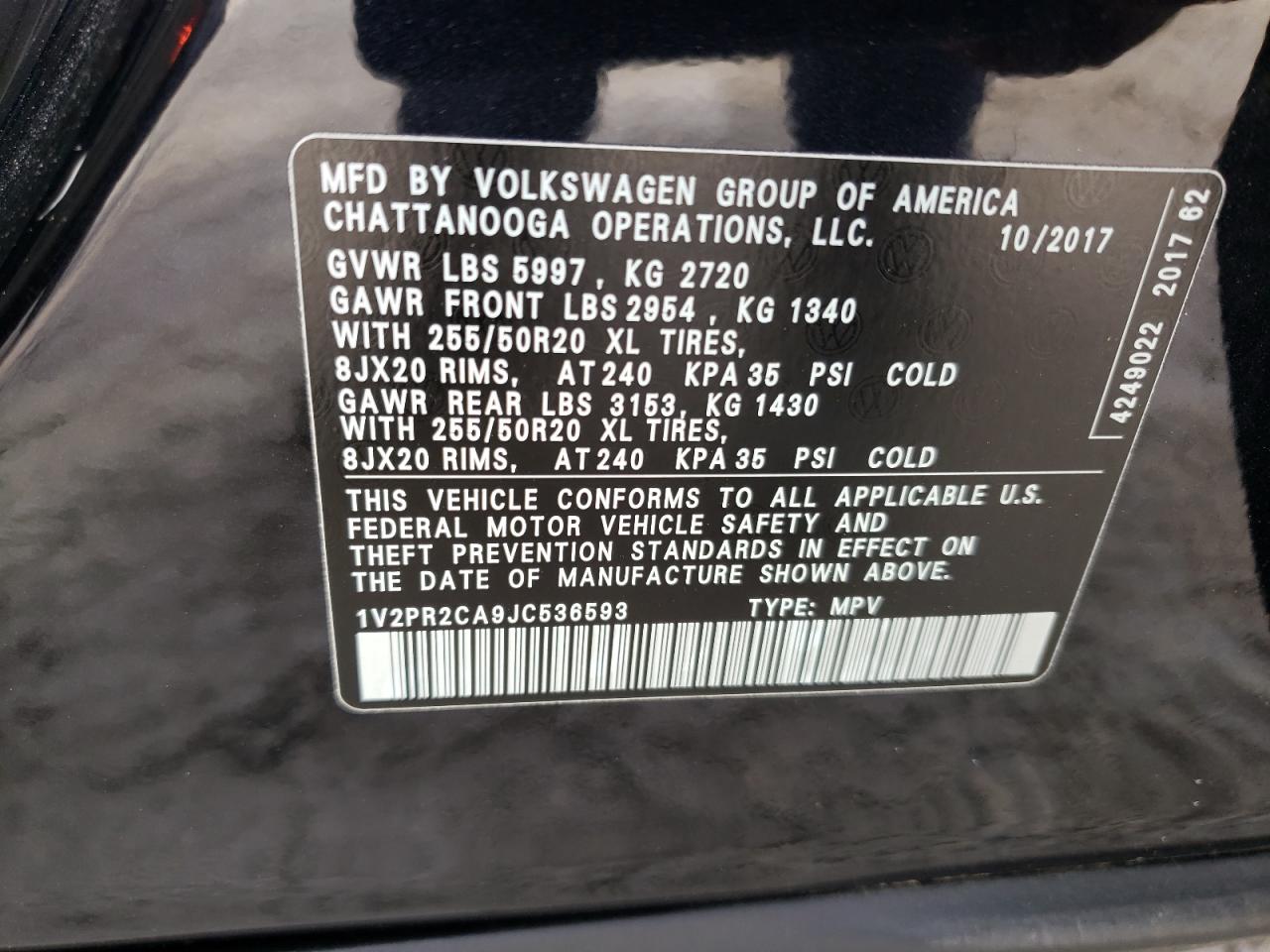 Автомобиль VOLKSWAGEN ATLAS SE 2018 | GrandCar Автомобиль VOLKSWAGEN ATLAS SE 2018 | GrandCar