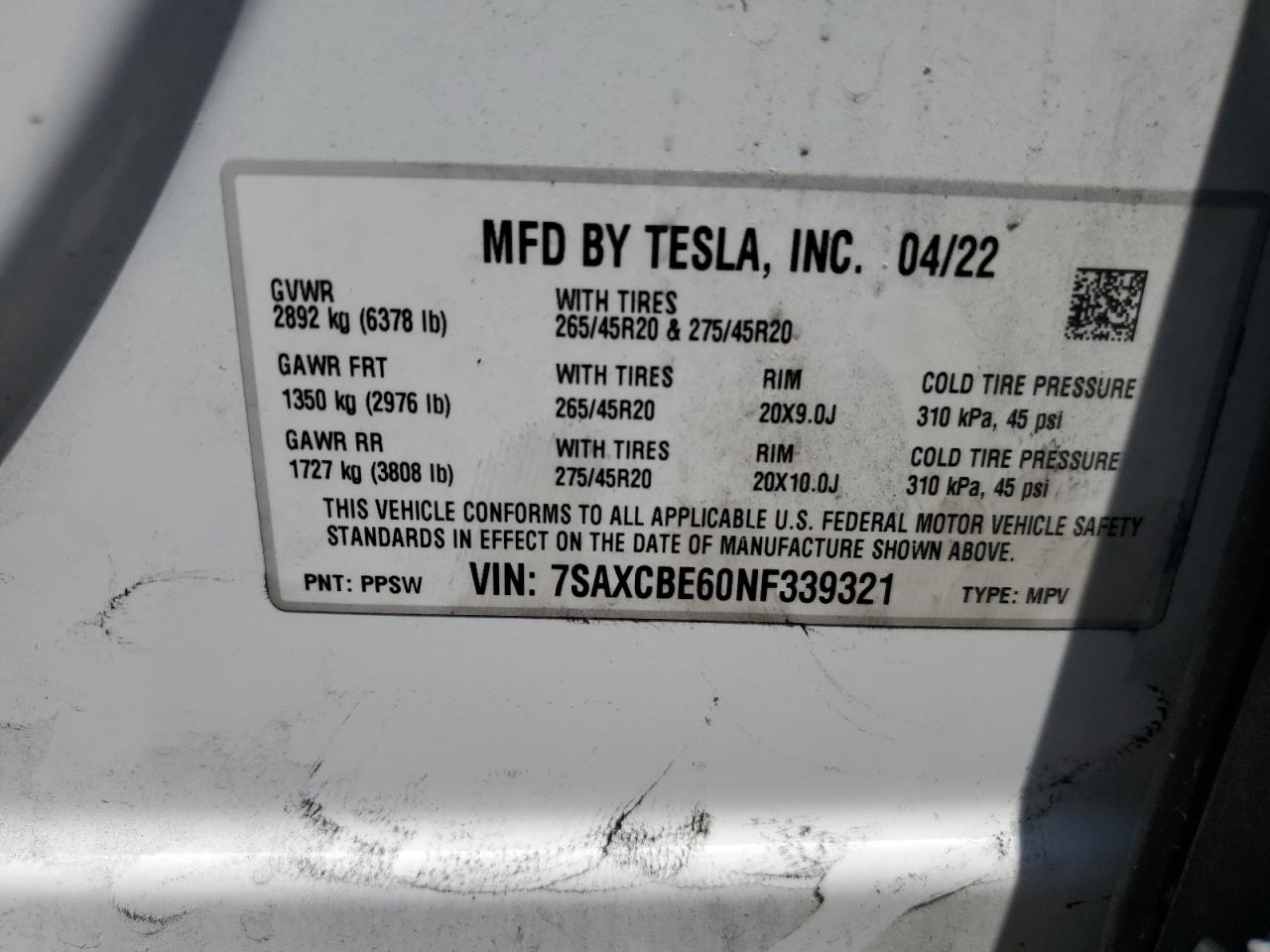 Автомобиль TESLA MODEL X 2022 | GrandCar Автомобиль TESLA MODEL X 2022 | GrandCar