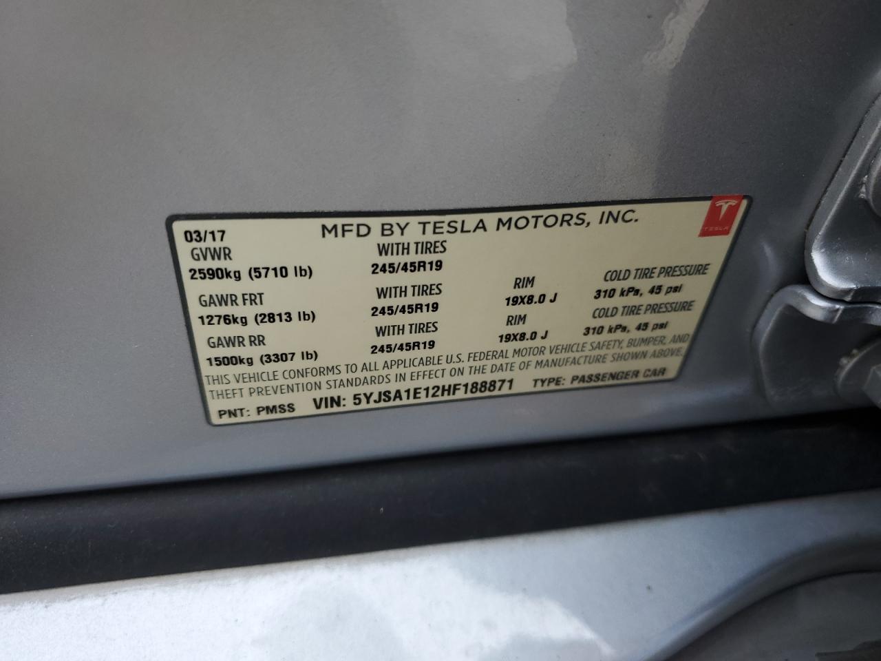 Автомобиль TESLA MODEL S 2017 | GrandCar Автомобиль TESLA MODEL S 2017 | GrandCar