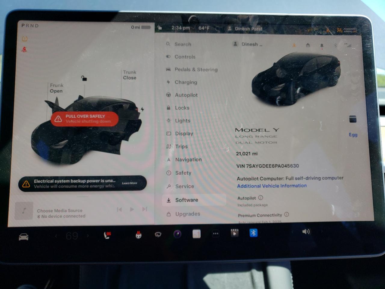Автомобиль TESLA MODEL Y 2023 | GrandCar Автомобиль TESLA MODEL Y 2023 | GrandCar