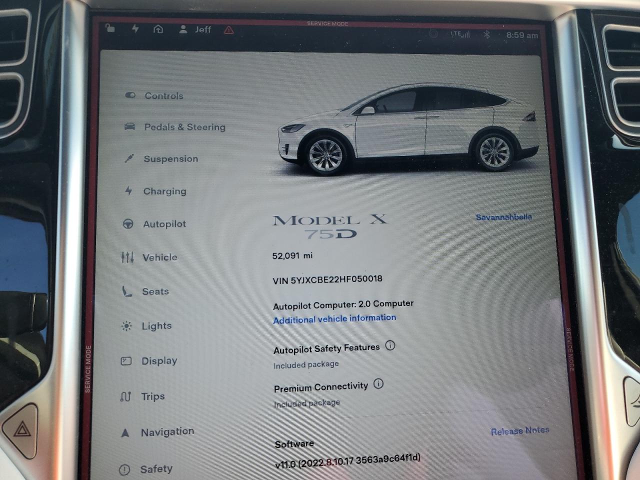 Автомобиль TESLA MODEL X 2017 | GrandCar Автомобиль TESLA MODEL X 2017 | GrandCar