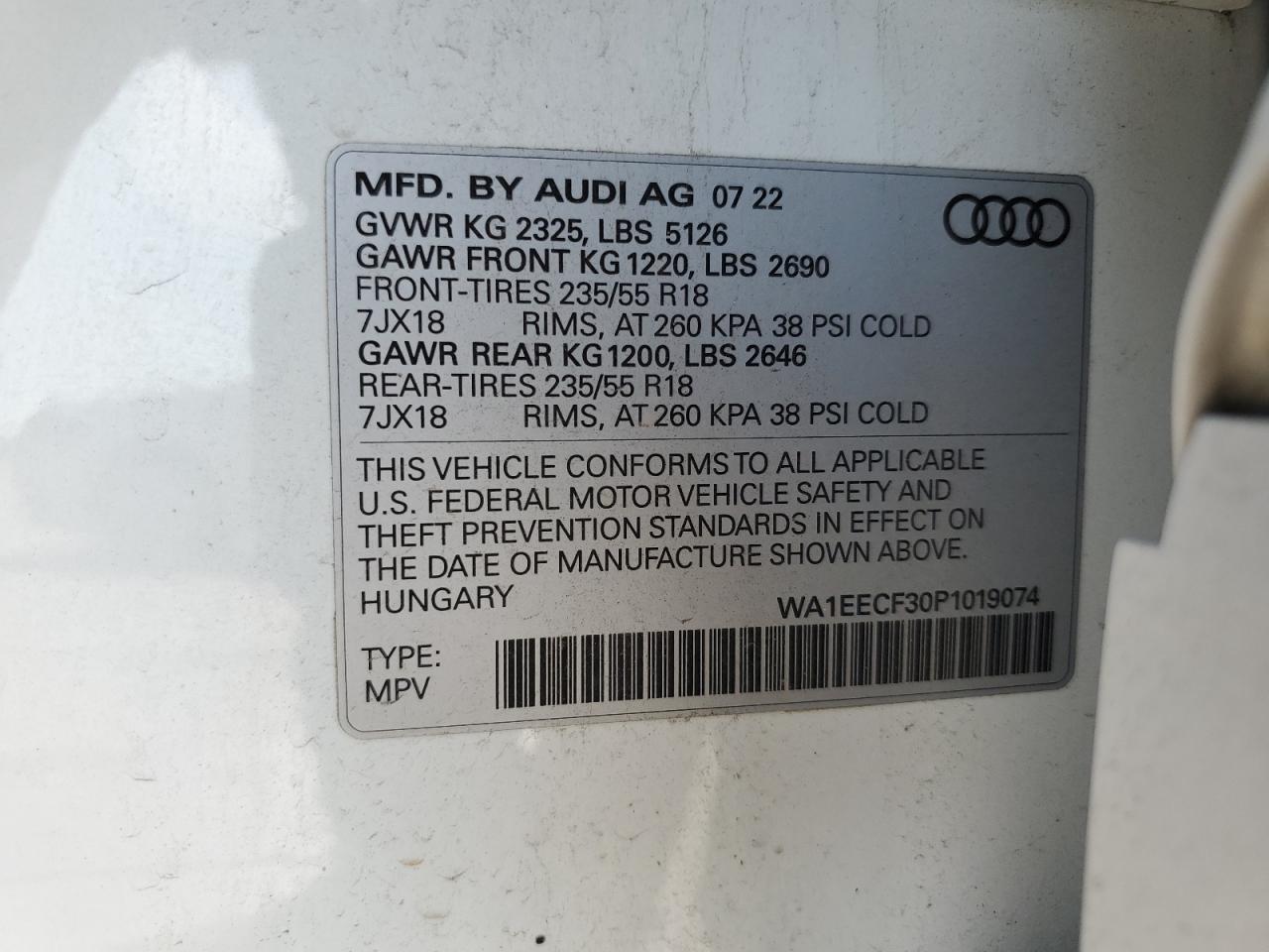 Автомобиль AUDI Q3 PREMIUM PLUS S LINE 45 2023 | GrandCar Автомобиль AUDI Q3 PREMIUM PLUS S LINE 45 2023 | GrandCar