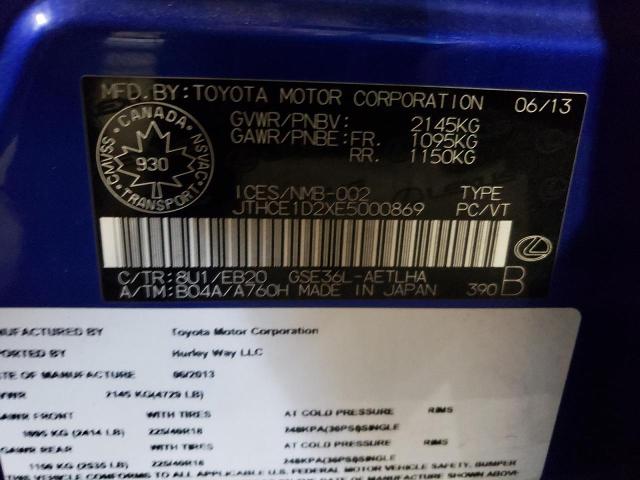 Автомобиль LEXUS IS 350 2014 | GrandCar Автомобиль LEXUS IS 350 2014 | GrandCar