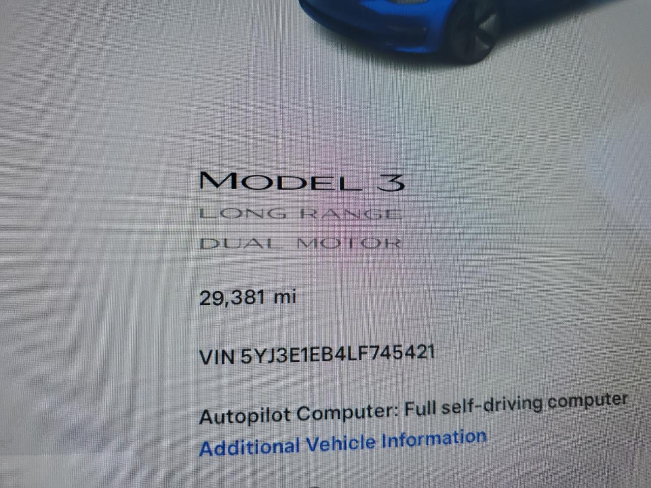 Автомобиль TESLA MODEL 3 2020 | GrandCar Автомобиль TESLA MODEL 3 2020 | GrandCar