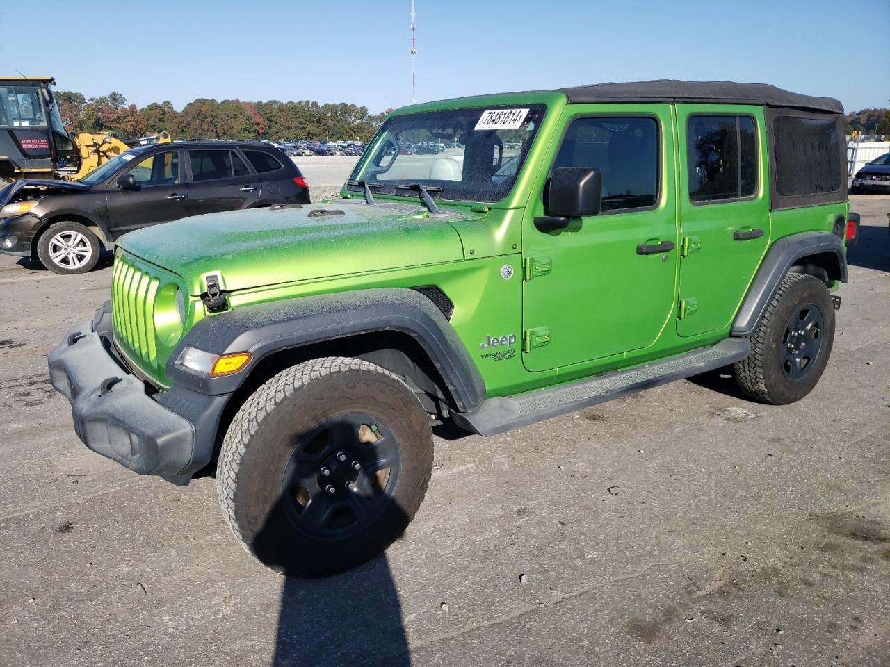 Автомобіль JEEP WRANGLER UNLIMITED SPORT 2018 | GrandCar