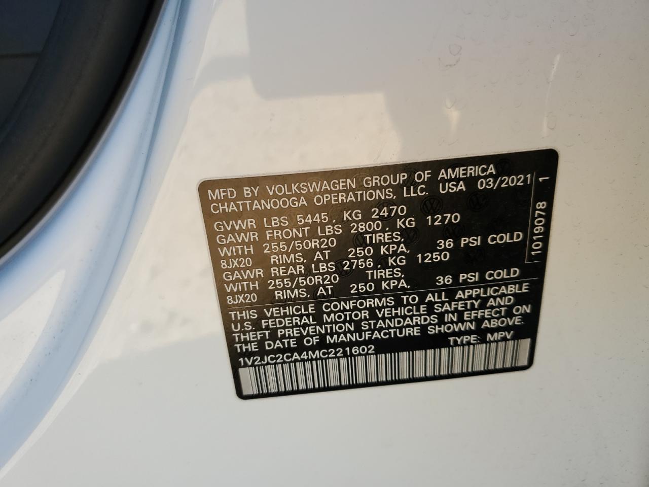 Автомобиль VOLKSWAGEN ATLAS CROSS SPORT SE 2021 | GrandCar Автомобиль VOLKSWAGEN ATLAS CROSS SPORT SE 2021 | GrandCar