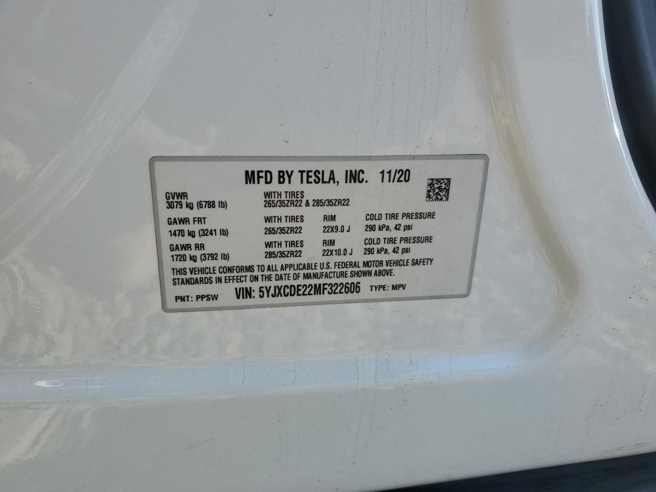 Автомобіль TESLA MODEL X 2021 | GrandCar Автомобіль TESLA MODEL X 2021 | GrandCar