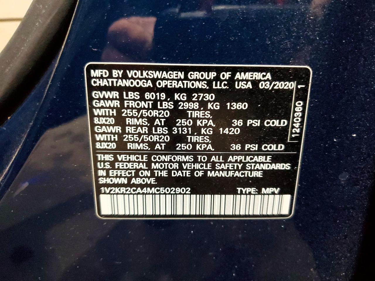 Автомобиль VOLKSWAGEN ATLAS SE 2021 | GrandCar Автомобиль VOLKSWAGEN ATLAS SE 2021 | GrandCar
